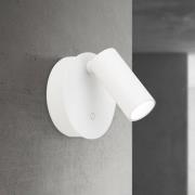 ORION LED-väggstrålare med batteri Luxy, vit, aluminium, CCT, dimbar