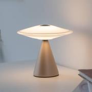 Paul Neuhaus LED-bordslampa Elipsa, vit/brons, dimbar