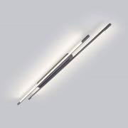 Helestra LED-taklampa LEDA, titangrå, 150 cm, dimbar