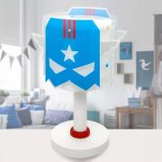 Dalber Barnbordslampa Blue Hero, G4, Ø 15 cm