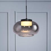 SCHÖNER WOHNEN LED-hänglampa Sia, 1 lampa, rökgrå, 3 000 K