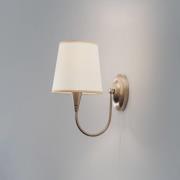 Opviq Vägglampa Pardo, mässing, metall/tyg, höjd 31 cm, E27