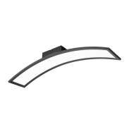 Reality Leuchten LED-taklampa Sigma, svart, 3 000 K, 2 600 lm, metall