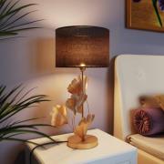 KARE Bordslampa Flores, svart/guld, metall, 62 cm, E27