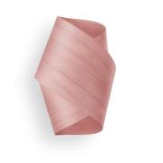 LZF LAMPS LZF vägglampa Orbit, ljusrosa, bredd 19 cm, trä
