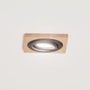 Lamkur Lighting Takinbyggnadslampa Tobby, 10 x 10 cm, ek, GU10