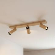 Arcchio takspotlight Brinja Slim, brun, 3 lampor, GU10 MR11