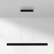 Paul Neuhaus LED-hänglampa Q-Stretto, svart, 120 cm