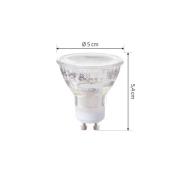 Arcchio LED-lampa GU10 2,5W 4000K 450lm glas set om 3