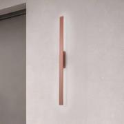 Nowodvorski Lighting LED-vägglampa Demi M, tegelröd, aluminium, höjd 1...