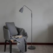 Markslöjd LED-golvlampa Patro, grå, metall, dimbar