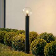 Lindby väglampa Dangan, klar, höjd 90 cm, glas, metall