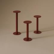 HAY LED-batteridriven bordslampa HOST PORTABLE, rostrot, 30 cm, IP44