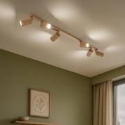 SOLLUX LIGHTING Takspotlight Carbon, guldfärgad, längd 117 cm, alumini...