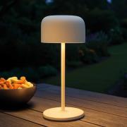 FH Lighting LED-batteridriven bordslampa Finley sandbeige Höjd 22 cm M...