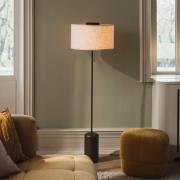Globen Lighting Golvlampa Bosco, beige/brun, höjd 144 cm