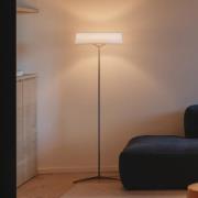 Vibia LED-golvlampa DAMA, beige, höjd 140 cm Papper/metall