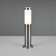 Trio Lighting Sockellampa Trioto, nickelfärgad, höjd 45 cm, stål