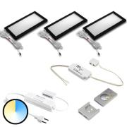 Hera Bänklampa Dynamic LED Sky 3-set svart