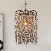 Näve Hänglampa Kokos av äkta kokosnöt, 55 cm