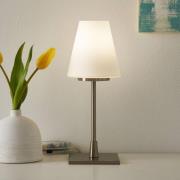 Fabas Luce Bordslampa Lucy Big med touchfunktion, vit