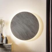Escale Blade LED-vägglampa, betongoptik, Ø 59 cm