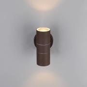 Trio Lighting Utomhusvägglampa Turia, rostfärgad, höjd 16 cm, metall