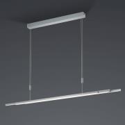 BANKAMP LED-pendellampa Lightline ZigBee upp/ner nickel 3 m upphängnin...