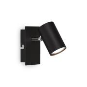 Briloner Vägglampa Isil A, svart, 1 lampa, metall, vridbar