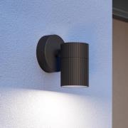 EGLO Utomhusvägglampa Tomelloso, svart, höjd 12 cm, metall