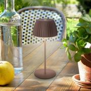 Briloner LED-batteridriven bordslampa Brilo unplugged Riffle, 20 cm, u...