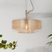 IT'S ABOUT ROMI Pendellampa Verona, bärnsten, glas, E27