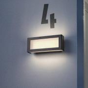 OSRAM LED-utomhusvägglampa ENDURA STYLE NOVA, mörkgrå, IP54