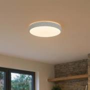 Lindby Smart LED-taklampa Elmor Ø39cm grå RGB CCT Tuya