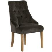 Artwood - YORK Matstol Velvet iron grey