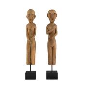 Artwood - ZIKA & RAMA Figure 2-set Natur