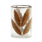 Nordal - LEAVES, Glasvas/ljuslykta, S