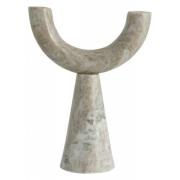 Nordal - RIF candle holder, marble, f/2 candles