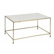 Nordal - TIMELESS coffee table white marble/brass