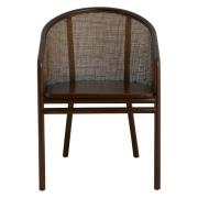 Nordal - MOSSO dinner chair, dark brown