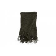 Nordal - ARGO S towel w/fringes, linen, charcoal