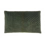 Nordal - CANUS cushion cover, dark green velvet