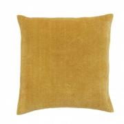 Nordal - Cushion cover, fine lines, curry, velvet