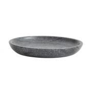 Nordal - Dish, small, black/grey marble