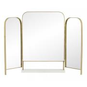 Nordal - OTUS table mirror, golden edge