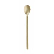 Nordal - Latte spoon, golden color, shiny polish