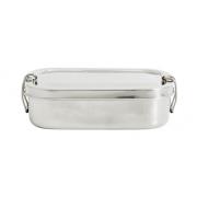Nordal - CANI lunch box,square, L,stainless steel