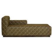 Nordal - AMUR chaise longue, jacquard, olive