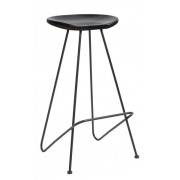 Nordal - BARRY bar chair, black