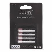 AAAA Batteri 4-pack, 1,5V, 580mAh